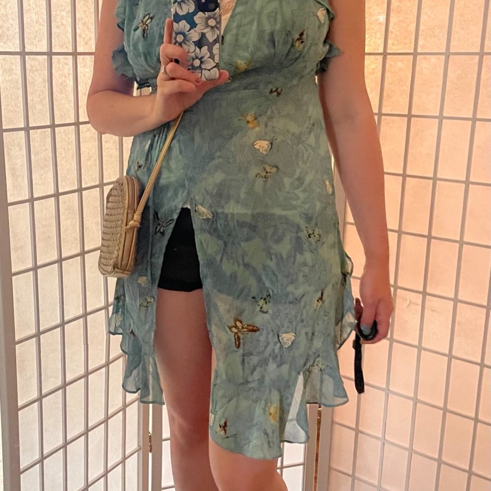 Butterfly Chiffon Dress